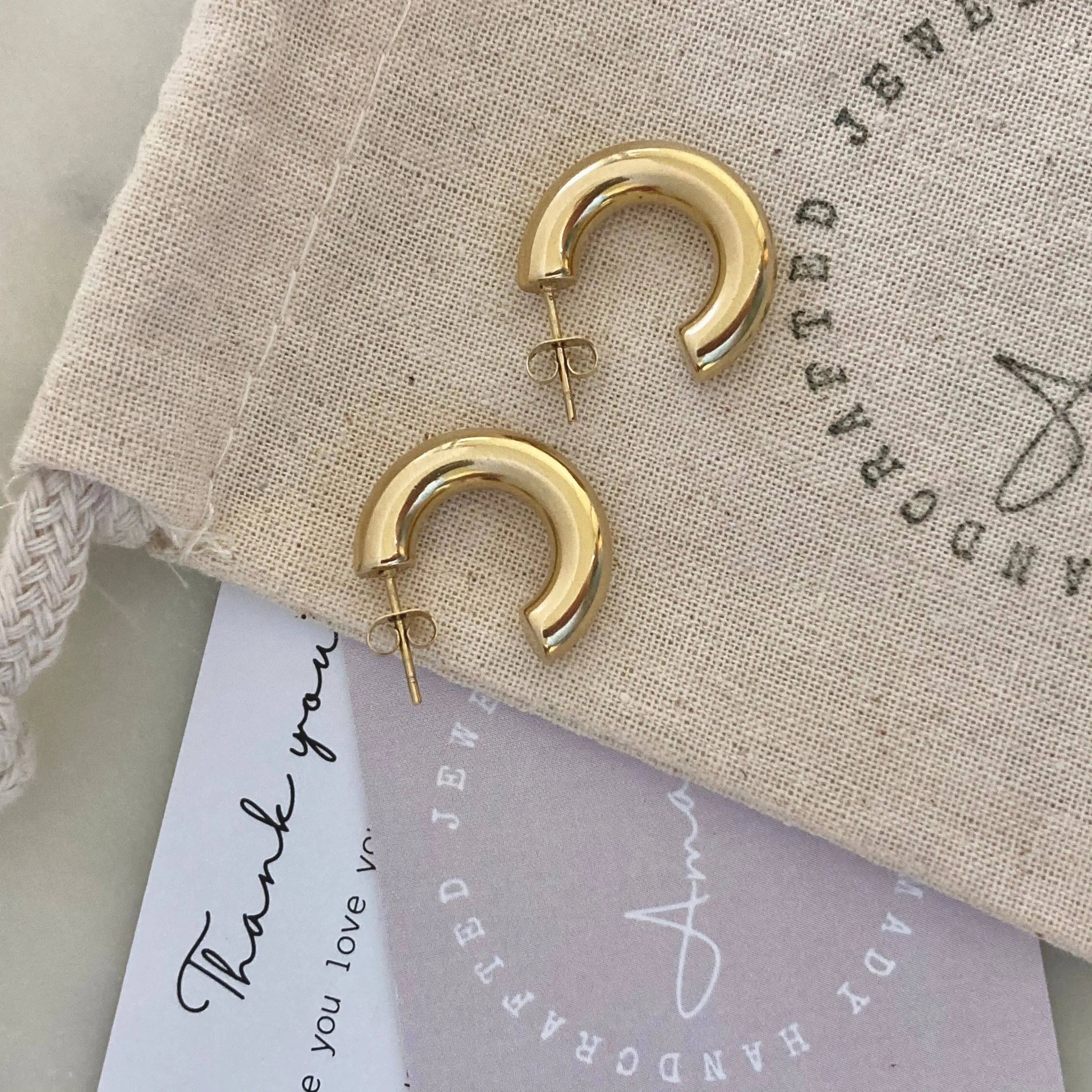 18k Gold Plated Waterproof Earring