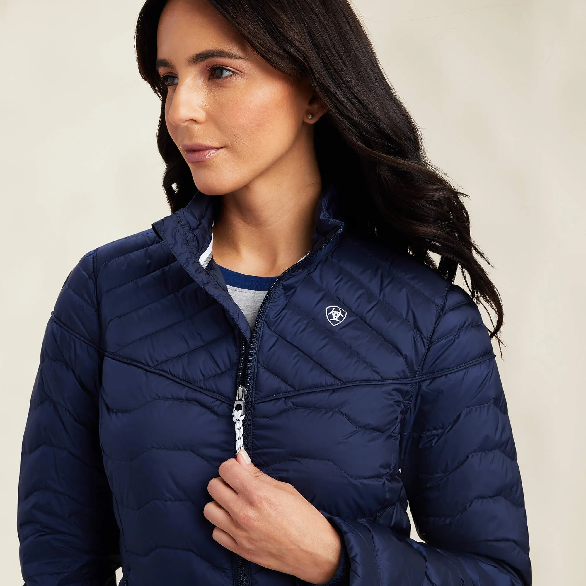 30% OFF - ARIAT Ideal Down Insulated Jacket - Womens - Navy Eclipse - Size: MEDIUM