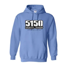 5150 Skate Shop Carolina Blue Hoodies