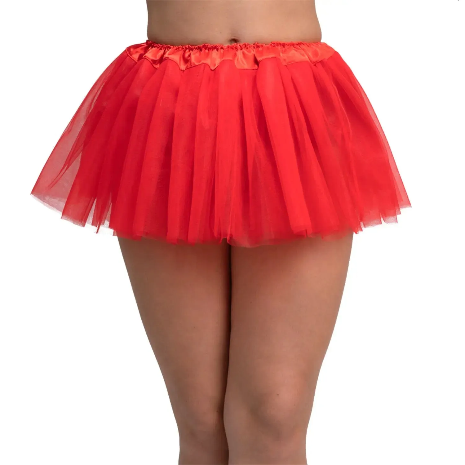 Adults Tutu Short Ballet Skirt Satin Waistband Fancy Dress 28cm