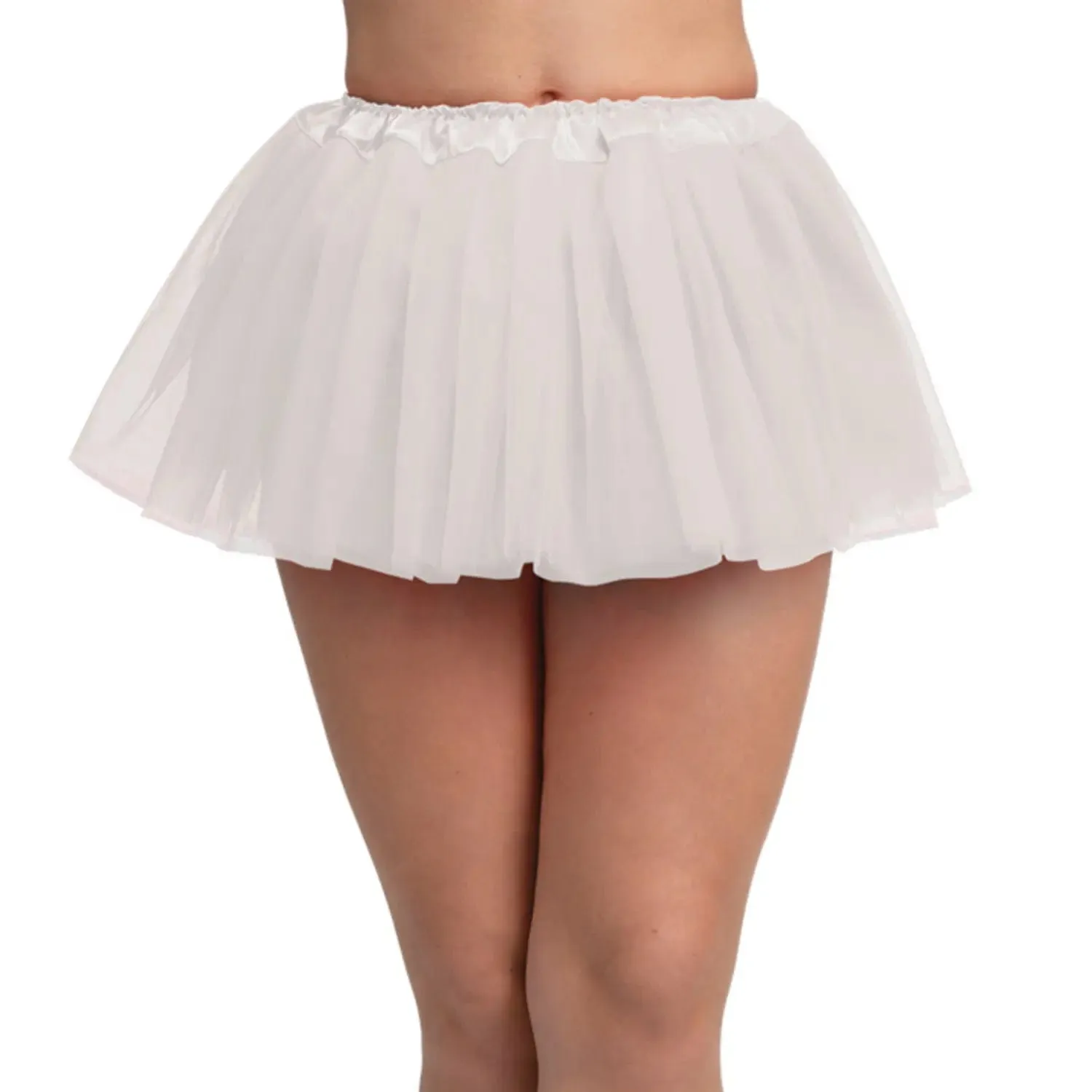 Adults Tutu Short Ballet Skirt Satin Waistband Fancy Dress 28cm