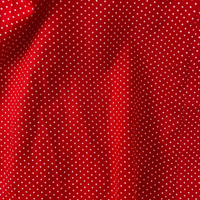 Alexa Red Polka Dot Dress