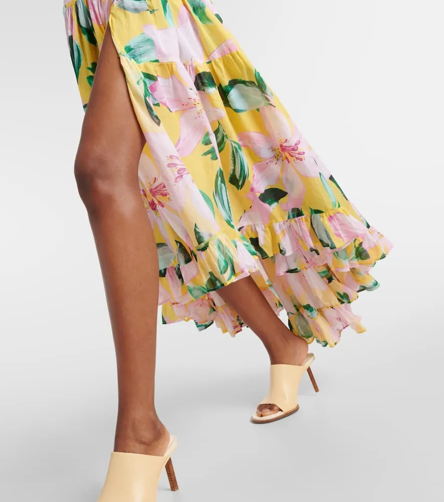 Alexandra Miro Marie Rose floral cotton midi dress