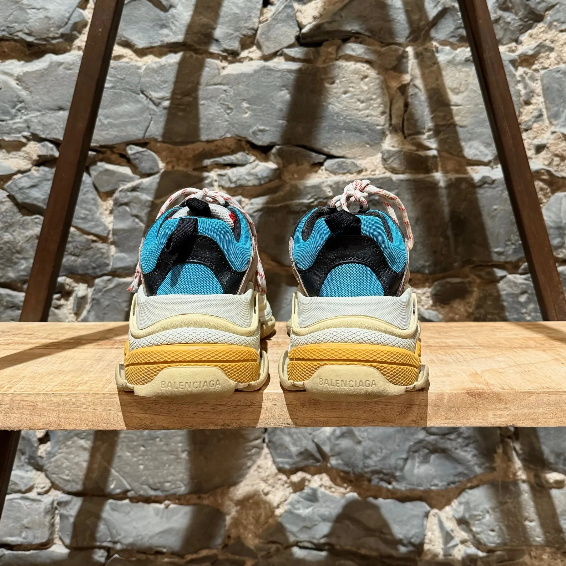 Balenciaga 2018 Colorblock Triple S Chunky Sneakers