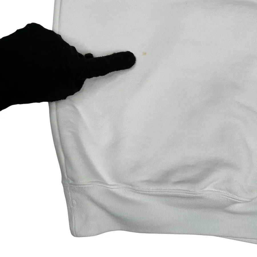 BALENCIAGA LOGO HOODIE - WHITE