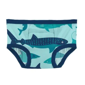 Bamboo Training Pants - Summer Sky Sharks