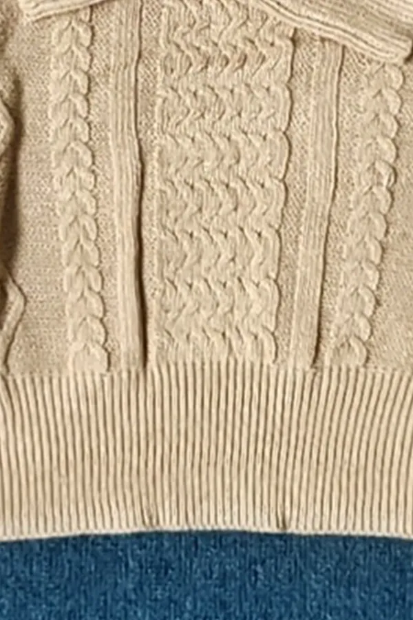 Casual & Stylish Classic Solid Patchwork Buckle Half A Turtleneck Sweaters