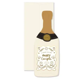 Champagne Bottle Greeting Card