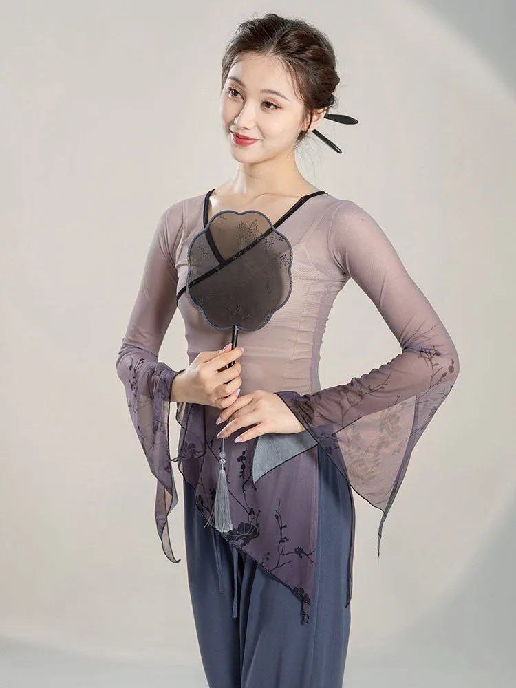 Classical Dance Gauze Costumes Training Clothes Oriental Dance Performance Dance Top