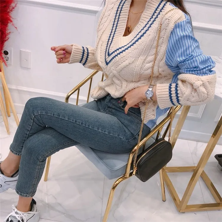 Coraline Patchwork Sweater