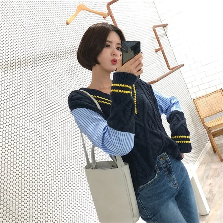 Coraline Patchwork Sweater