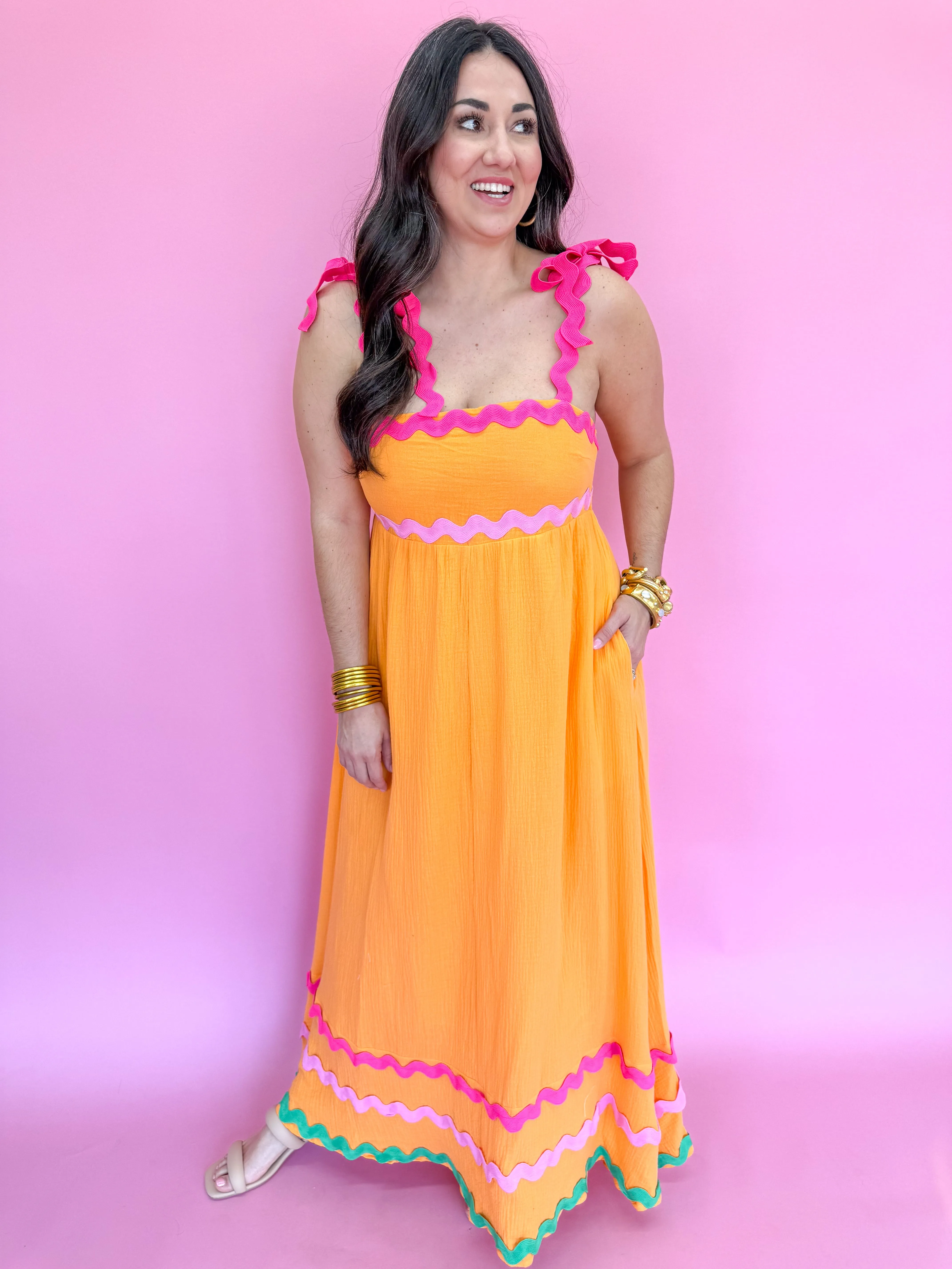 Craving Summer Dress - Orange