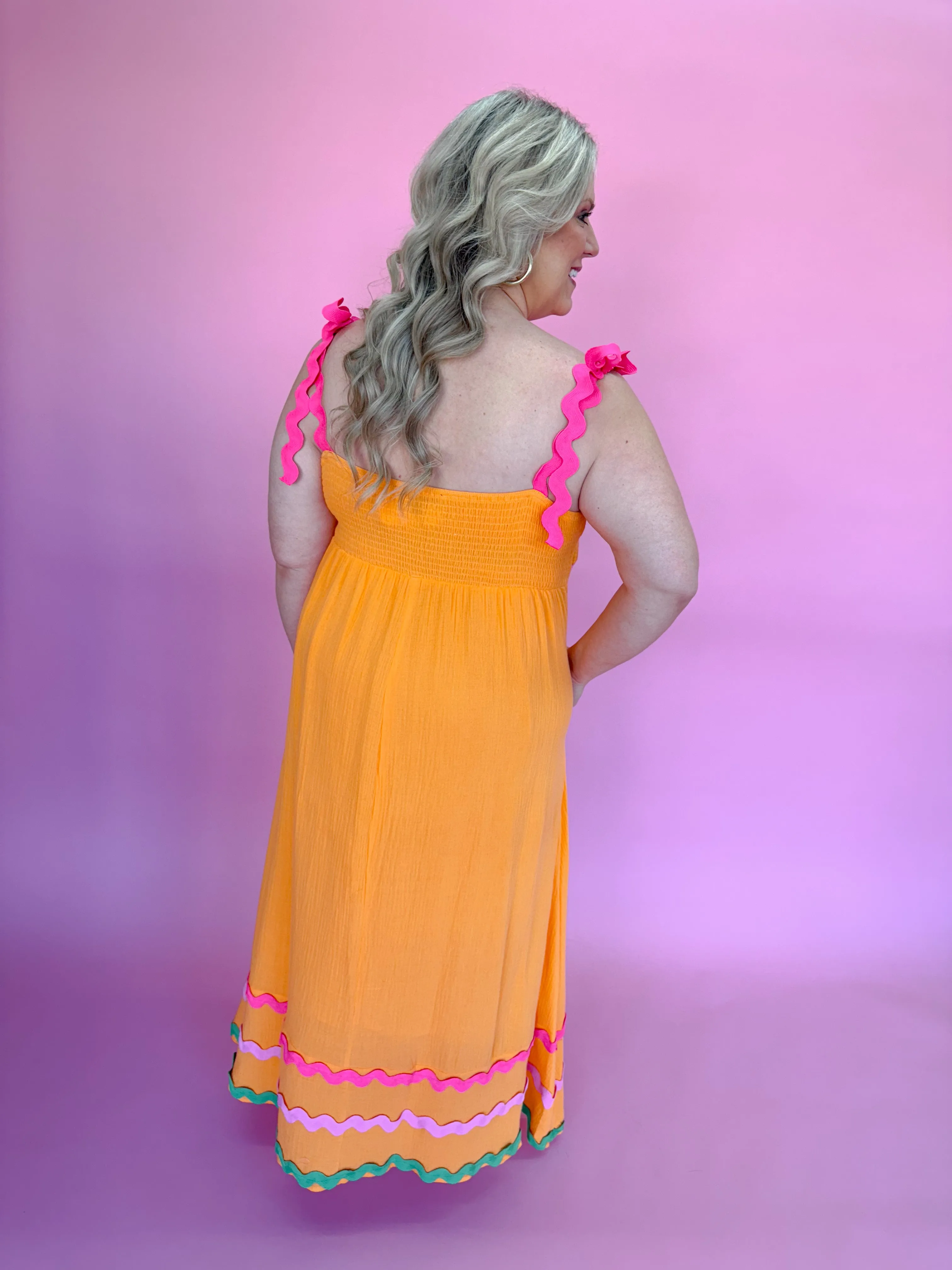 Craving Summer Dress - Orange