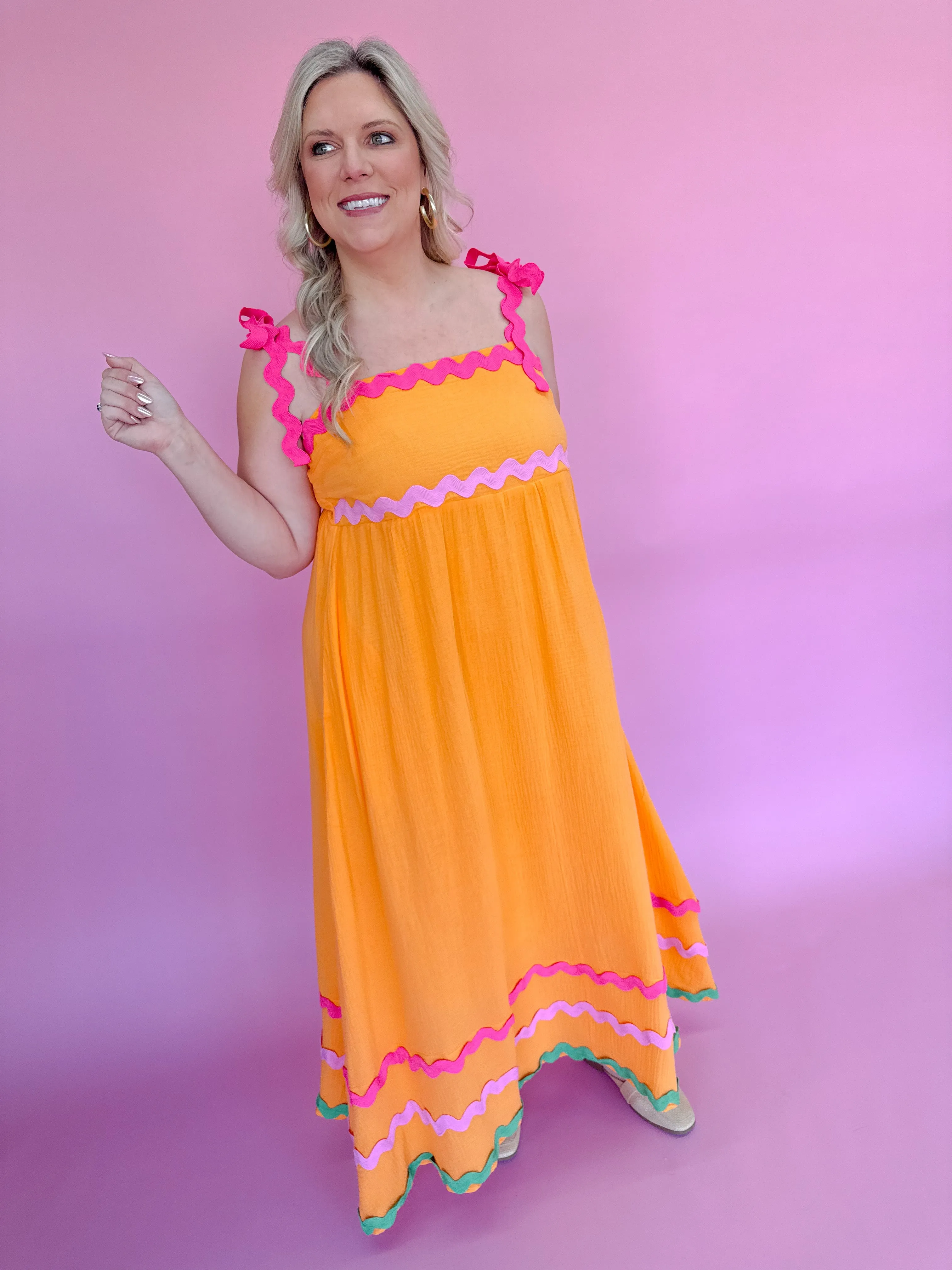Craving Summer Dress - Orange