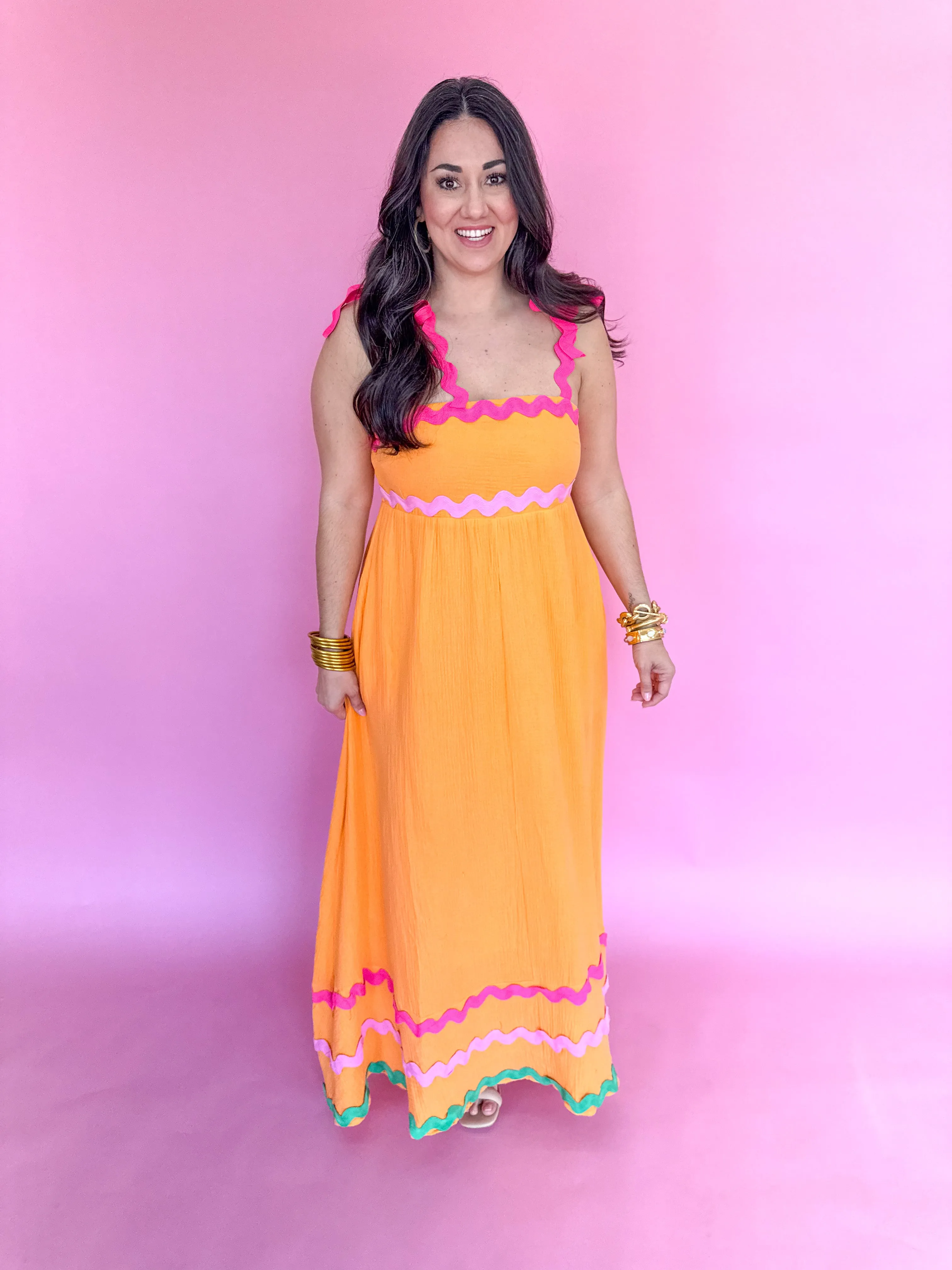 Craving Summer Dress - Orange