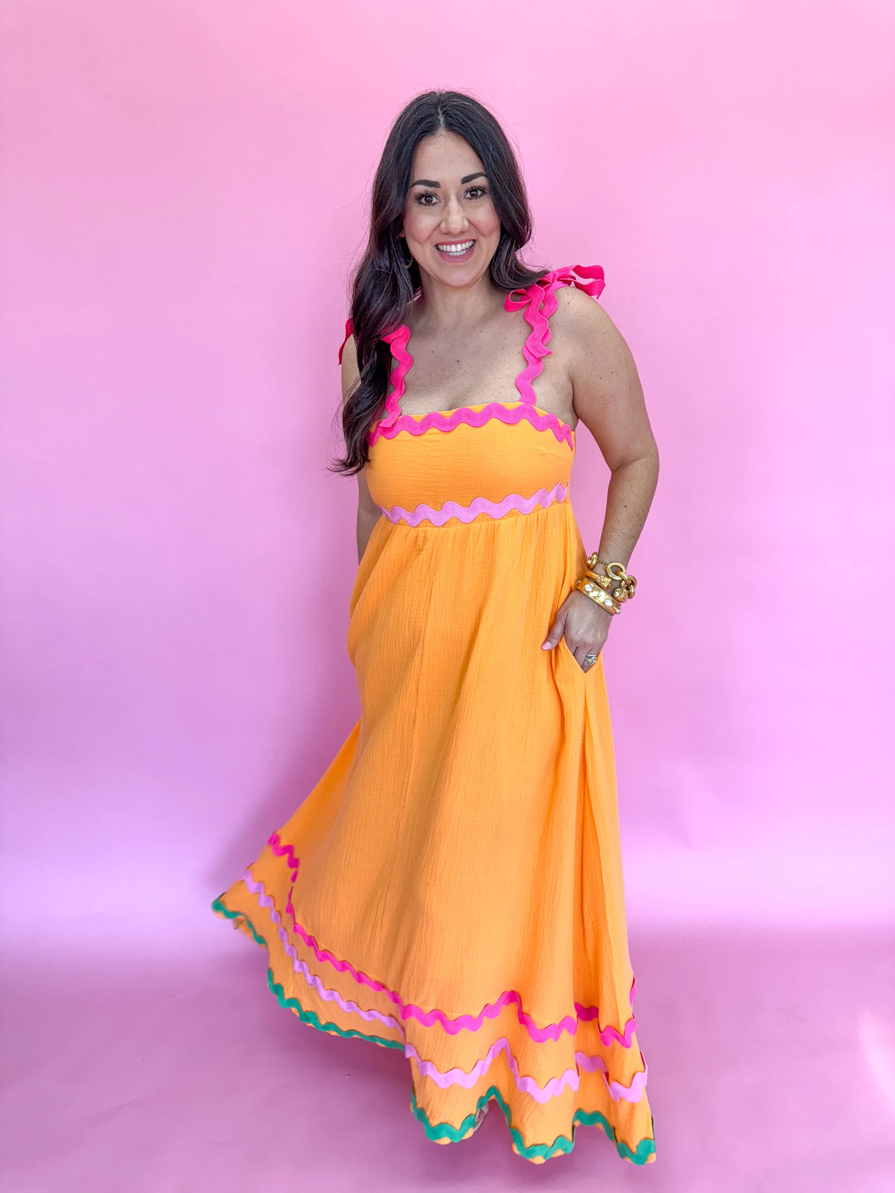 Craving Summer Dress - Orange