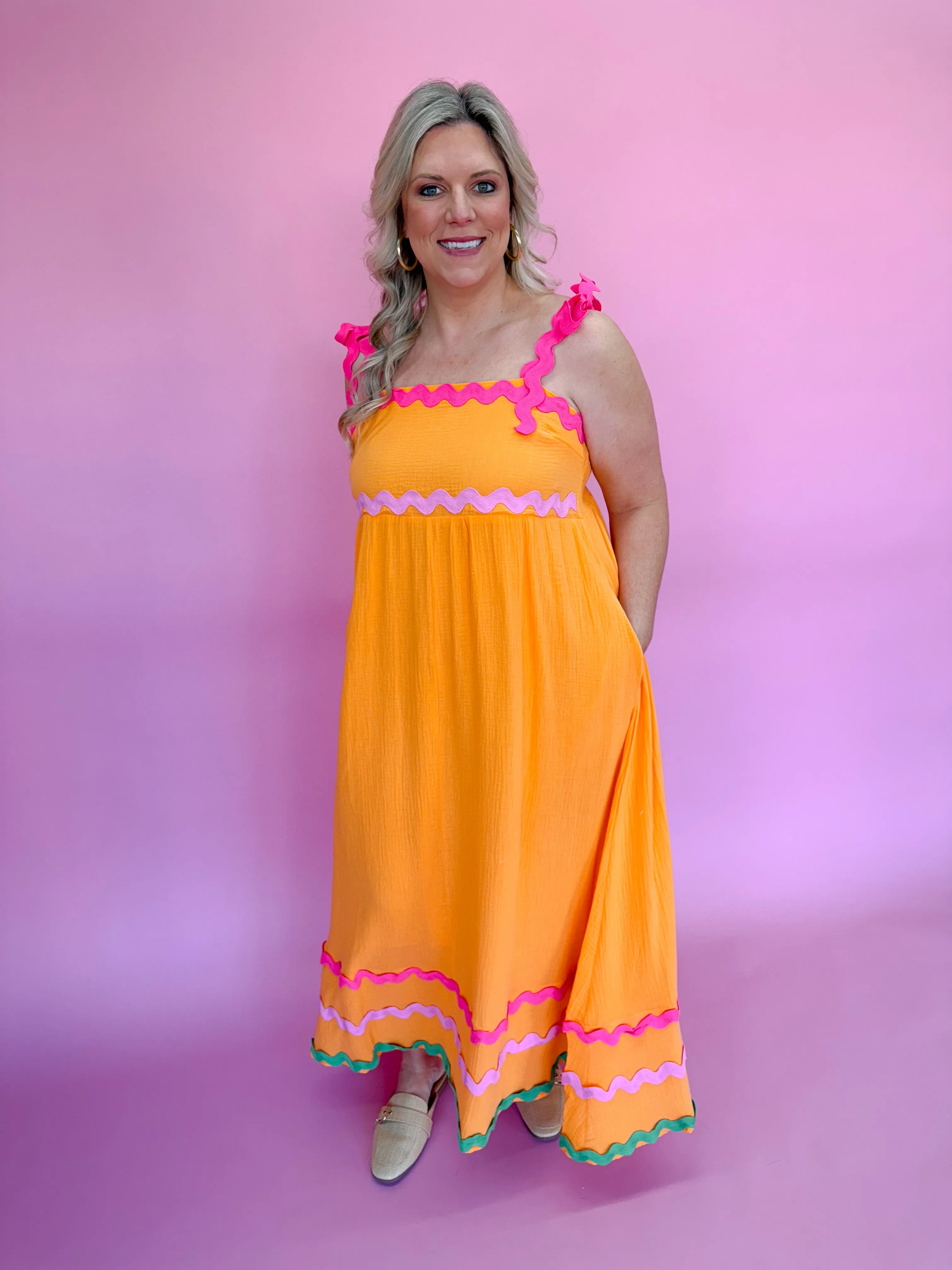 Craving Summer Dress - Orange
