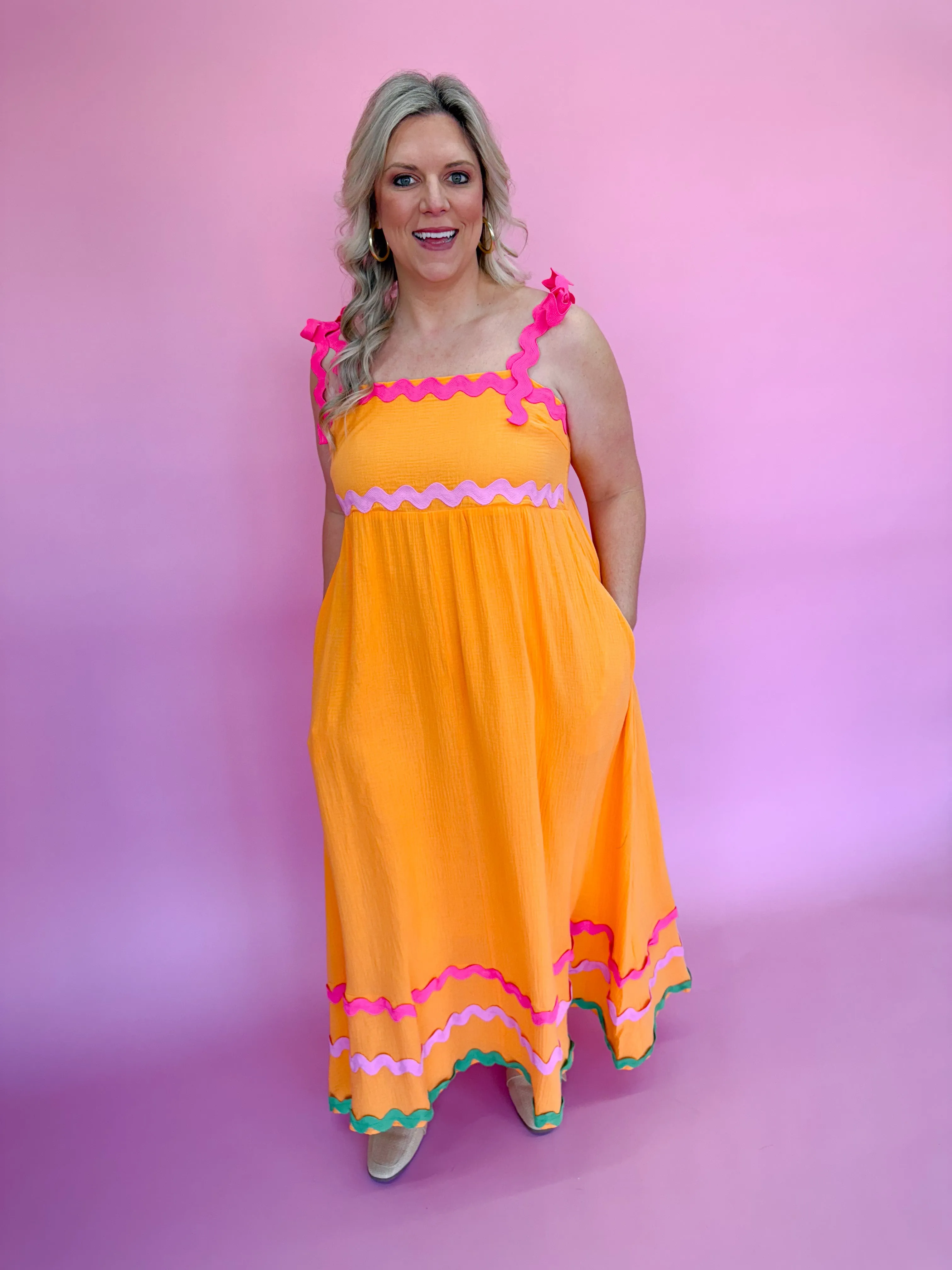 Craving Summer Dress - Orange
