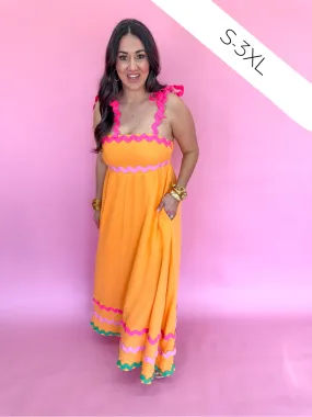 Craving Summer Dress - Orange