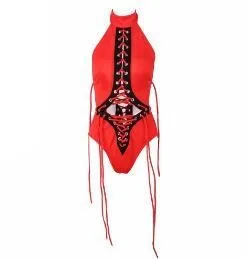 Cross-Strap Swimsuit