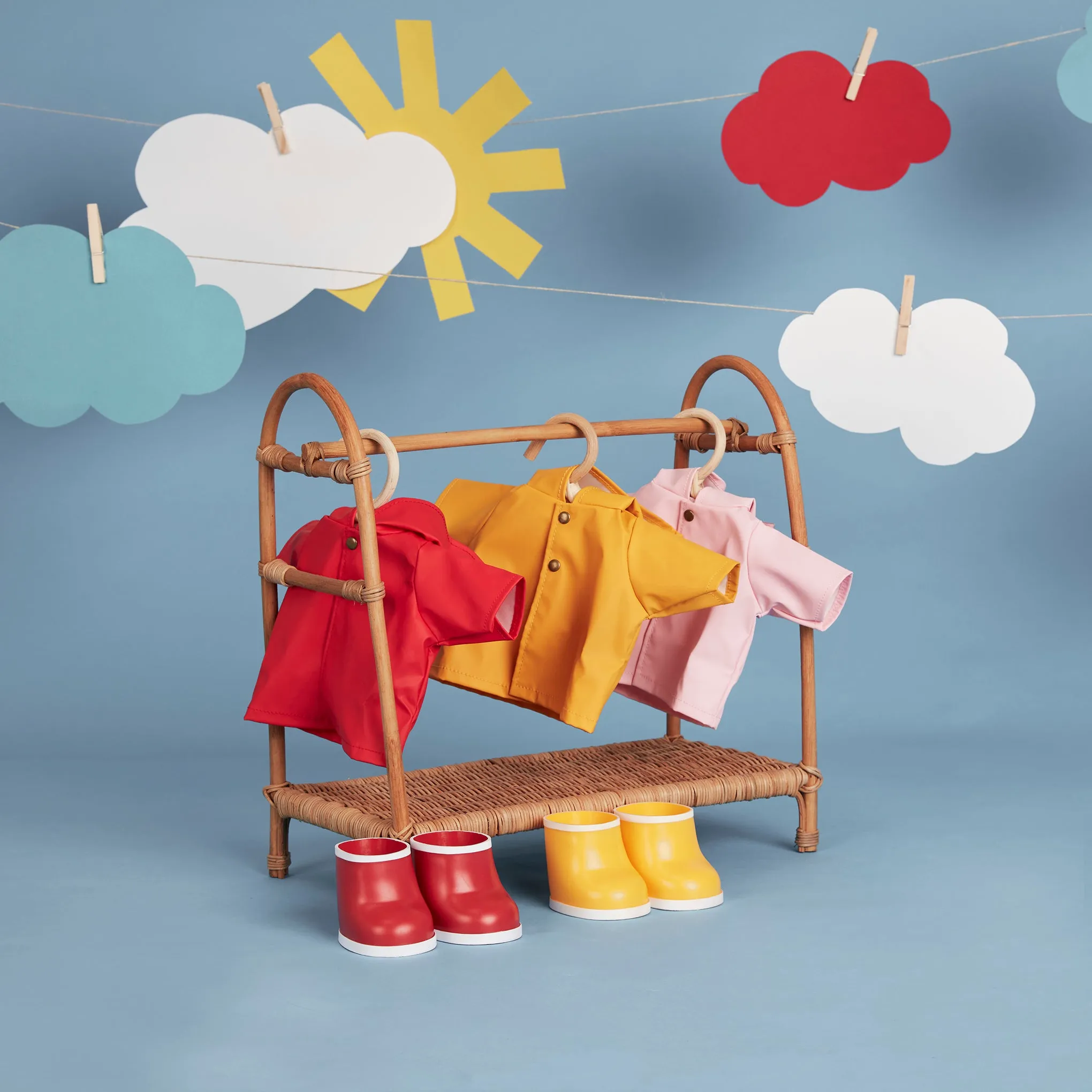 Dinkum Dolls Rainy Play Set - Yellow