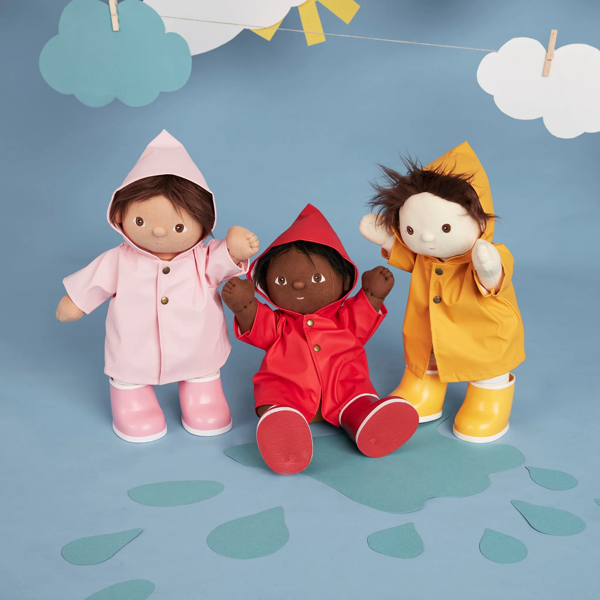 Dinkum Dolls Rainy Play Set - Yellow
