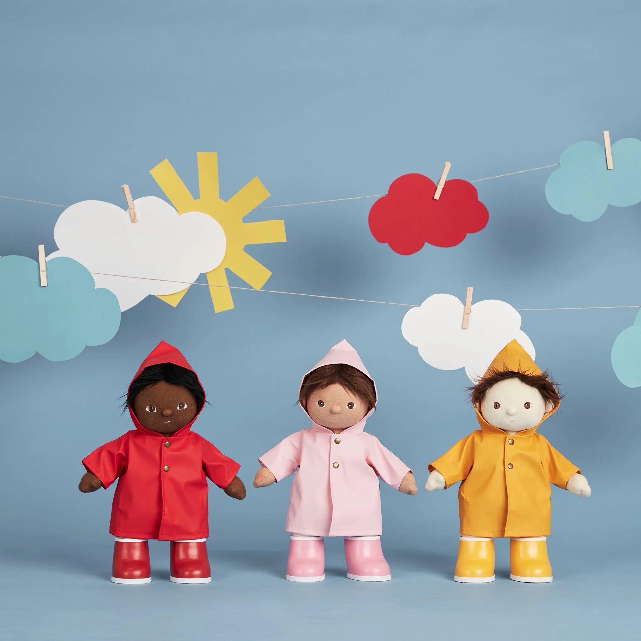 Dinkum Dolls Rainy Play Set - Yellow