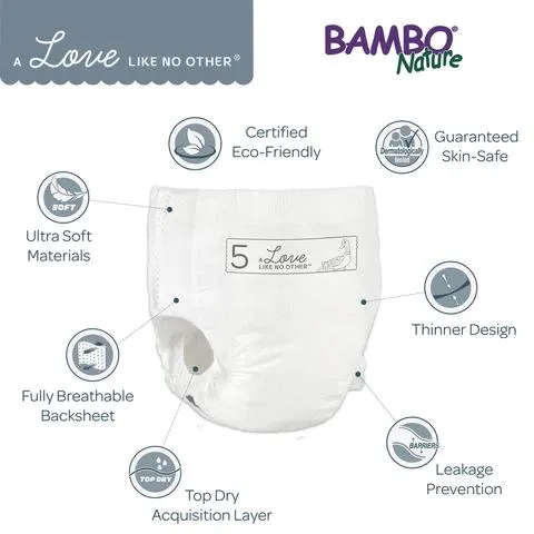 DREAM Eco-Friendly Disposable Training Pants - Size 6 - 40 lbs & up (19ct)