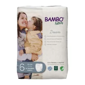 DREAM Eco-Friendly Disposable Training Pants - Size 6 - 40 lbs & up (19ct)