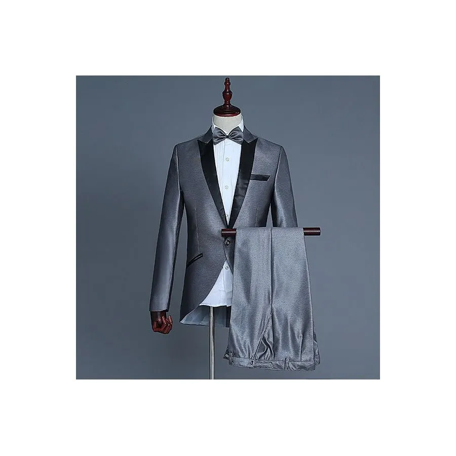 ExoticaLux Skinny Fit High Top Suit