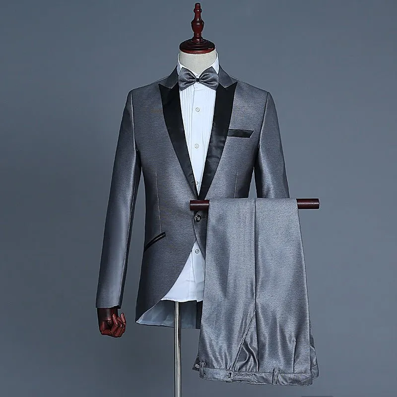 ExoticaLux Skinny Fit High Top Suit