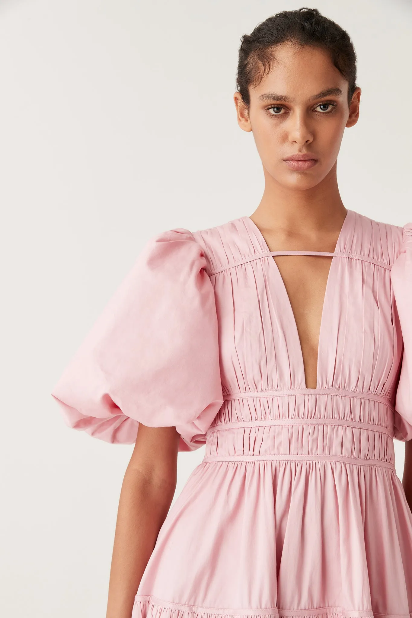Fallingwater Ruched Midi Dress