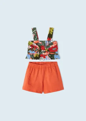 Floral Shorts Set