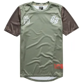 Flowline S/S Jersey Flipped Olive