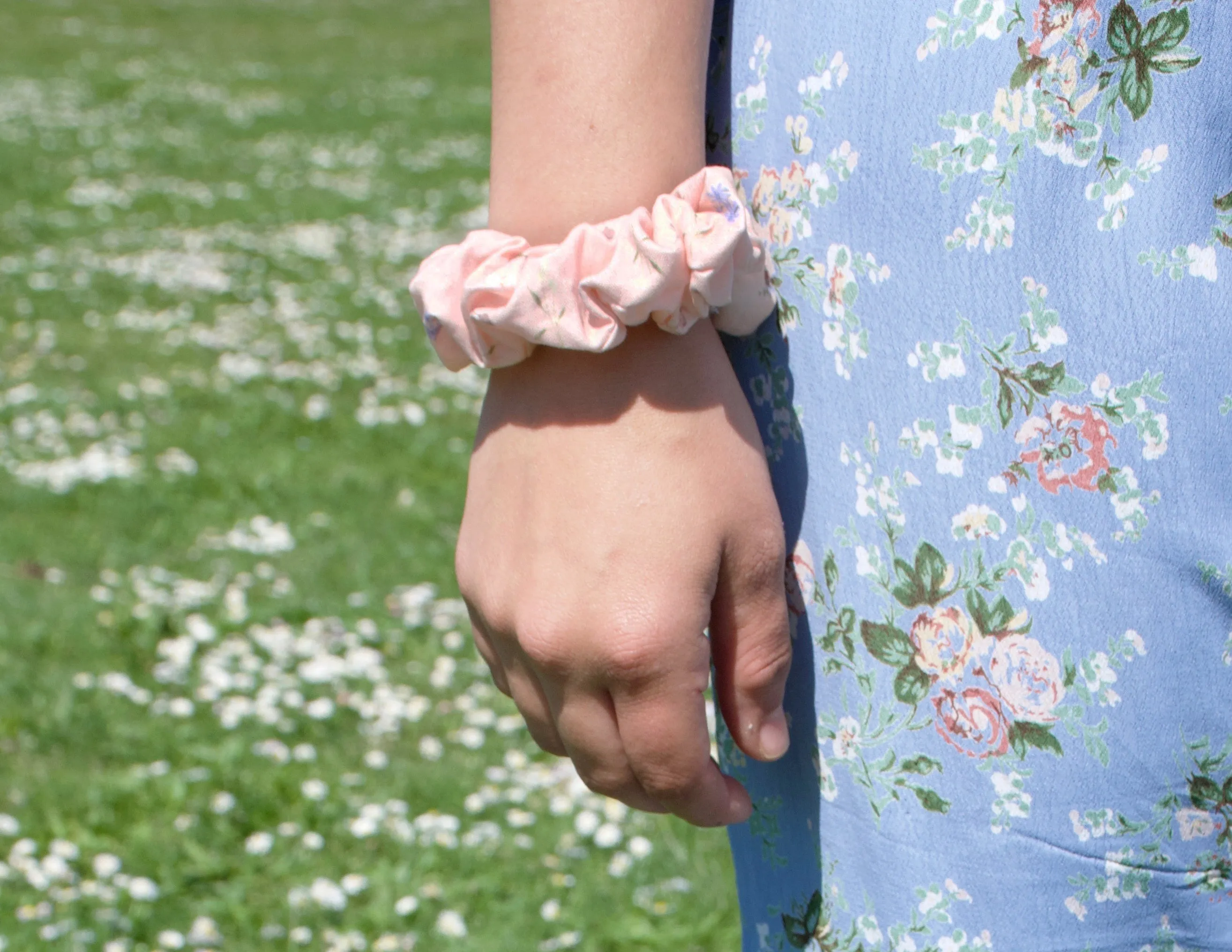 'Forget-me-not' Scrunchie