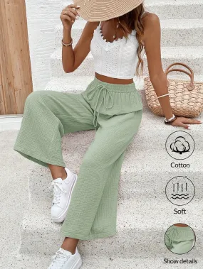 Frenchy Ladies' Solid Color Summer Camisole And Casual Pants Set,Summer Sets,Summer Clothes