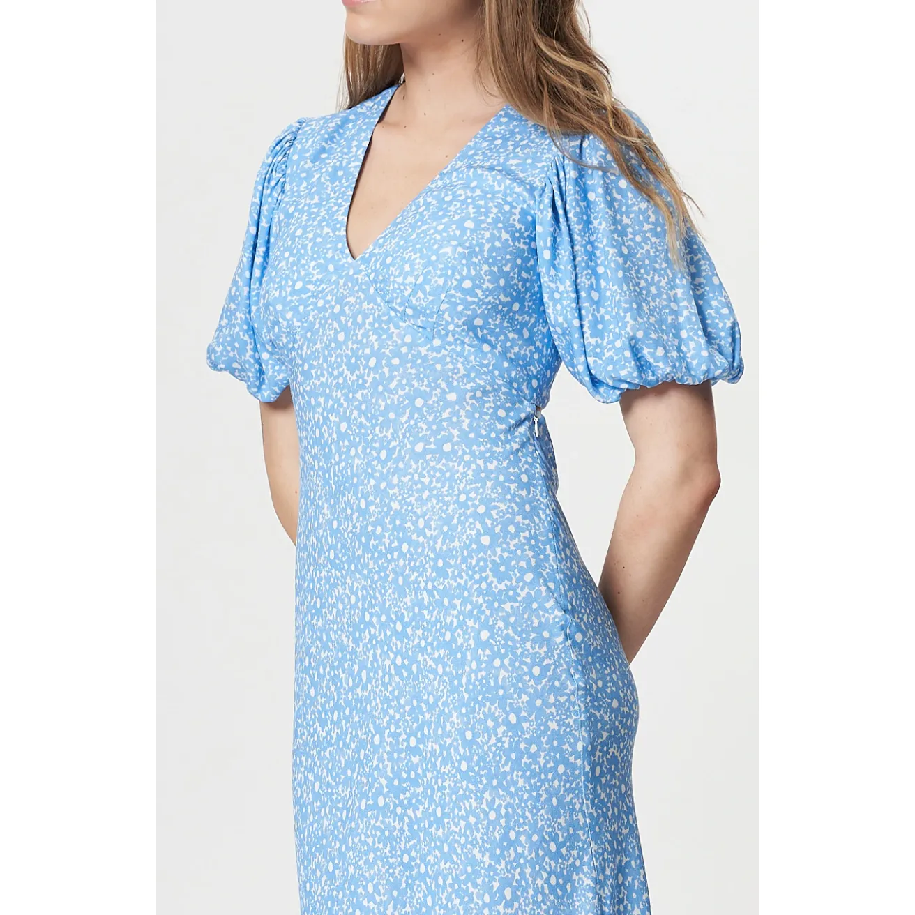 FRESHA LONDON | Dress Roxanne Floral | Blue