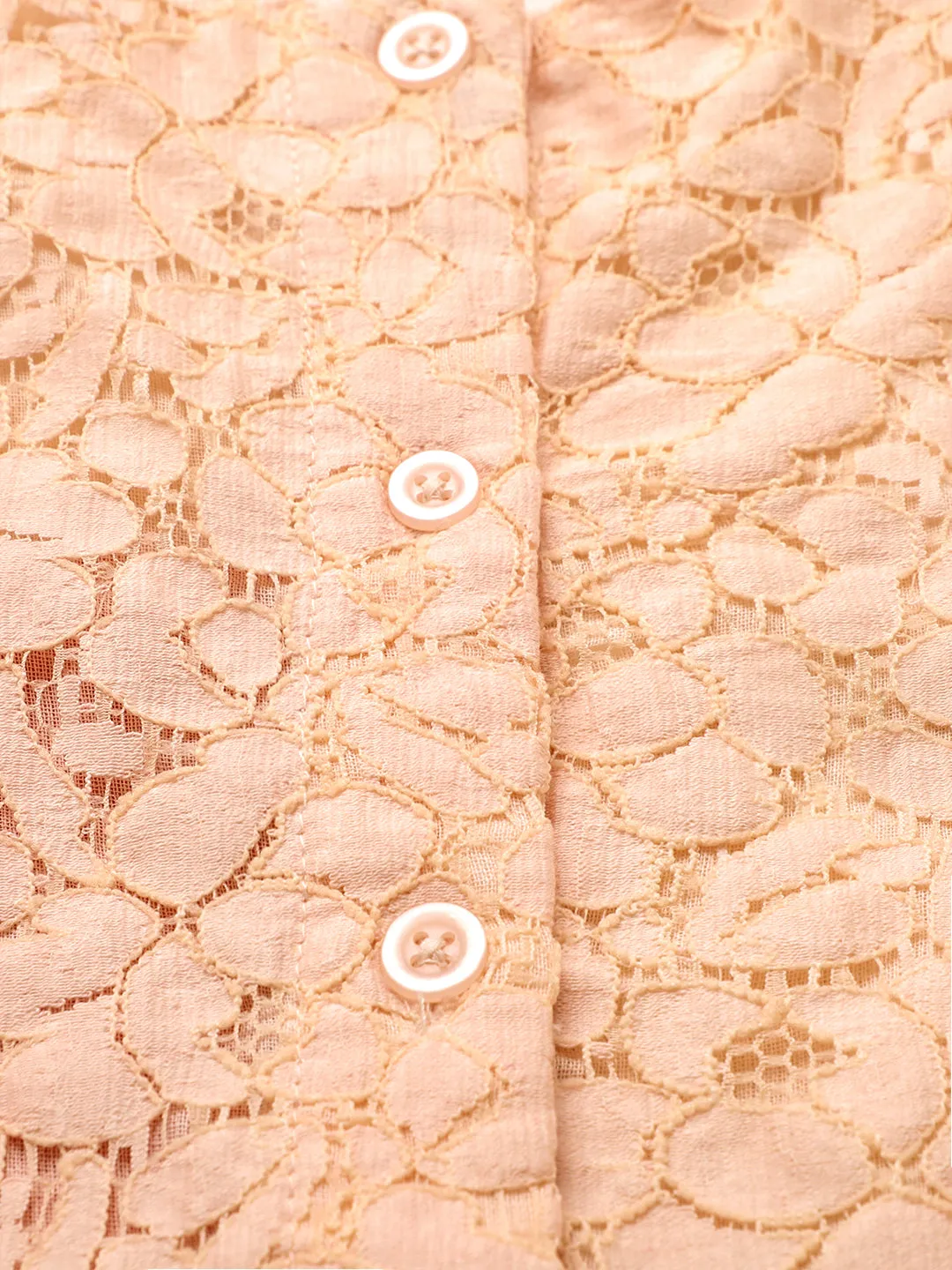 Girls Cotton Lace Dress