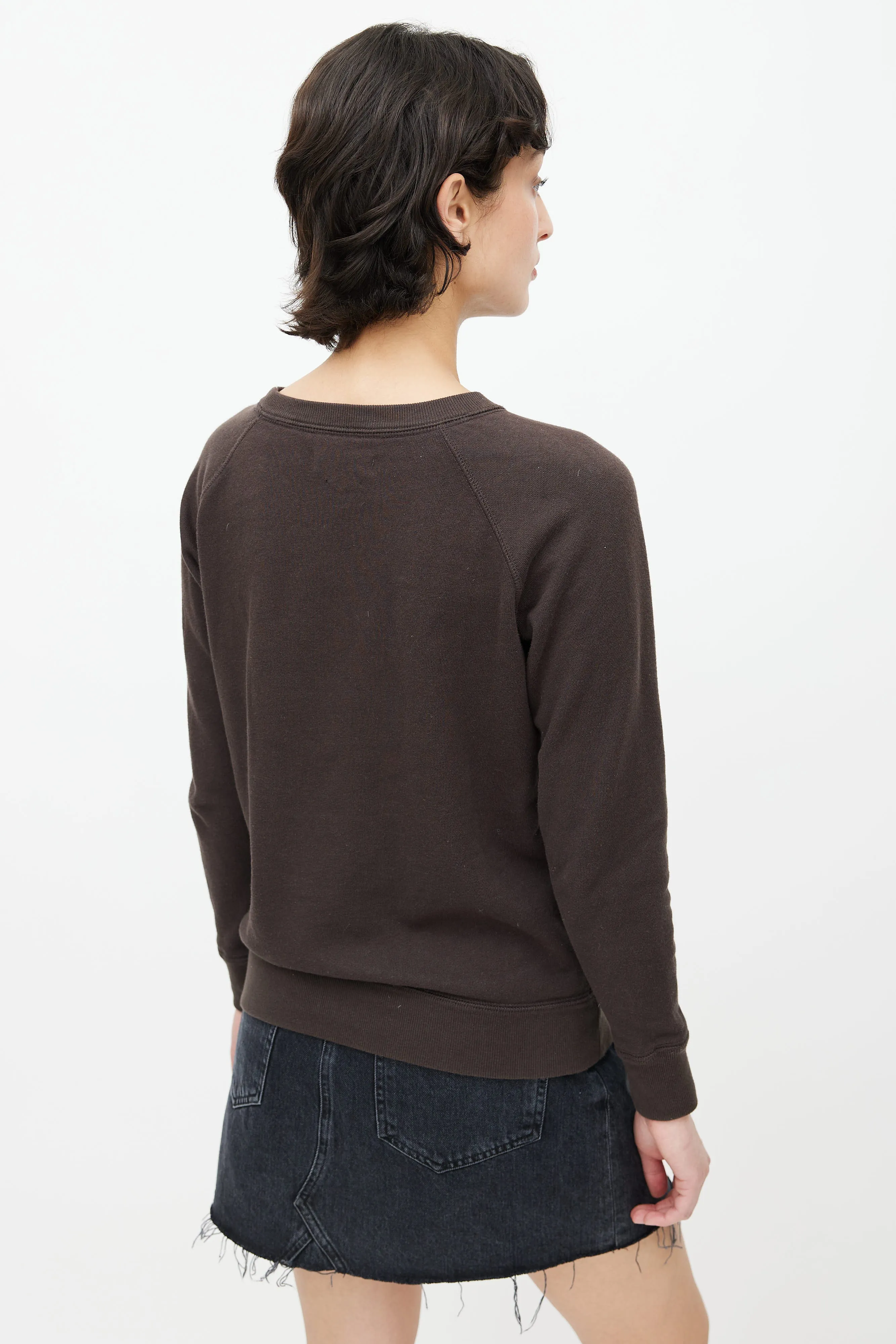 Grey Patchwork Rise Sweater