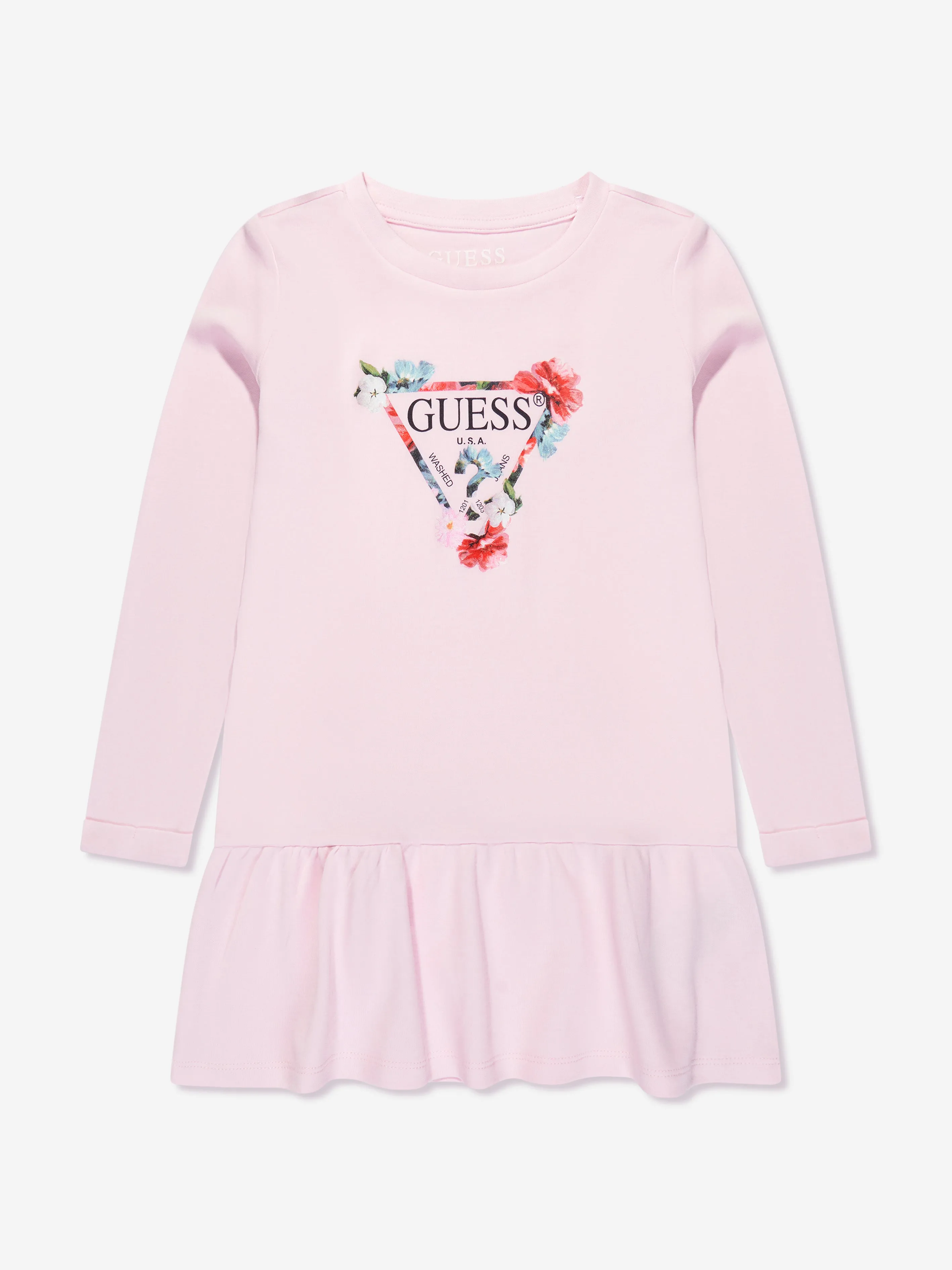 Guess Girls Interlock Dress in Pink
