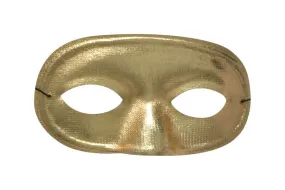 Half Domino Mask Metallic Gold  Mask