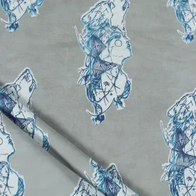 Hand Block Print Organic Cotton Fabric