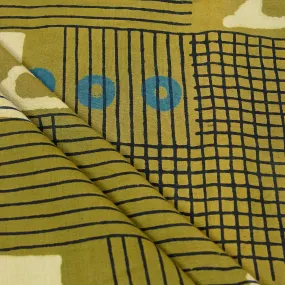 Handmade Geometrical Dabu Print Fabric