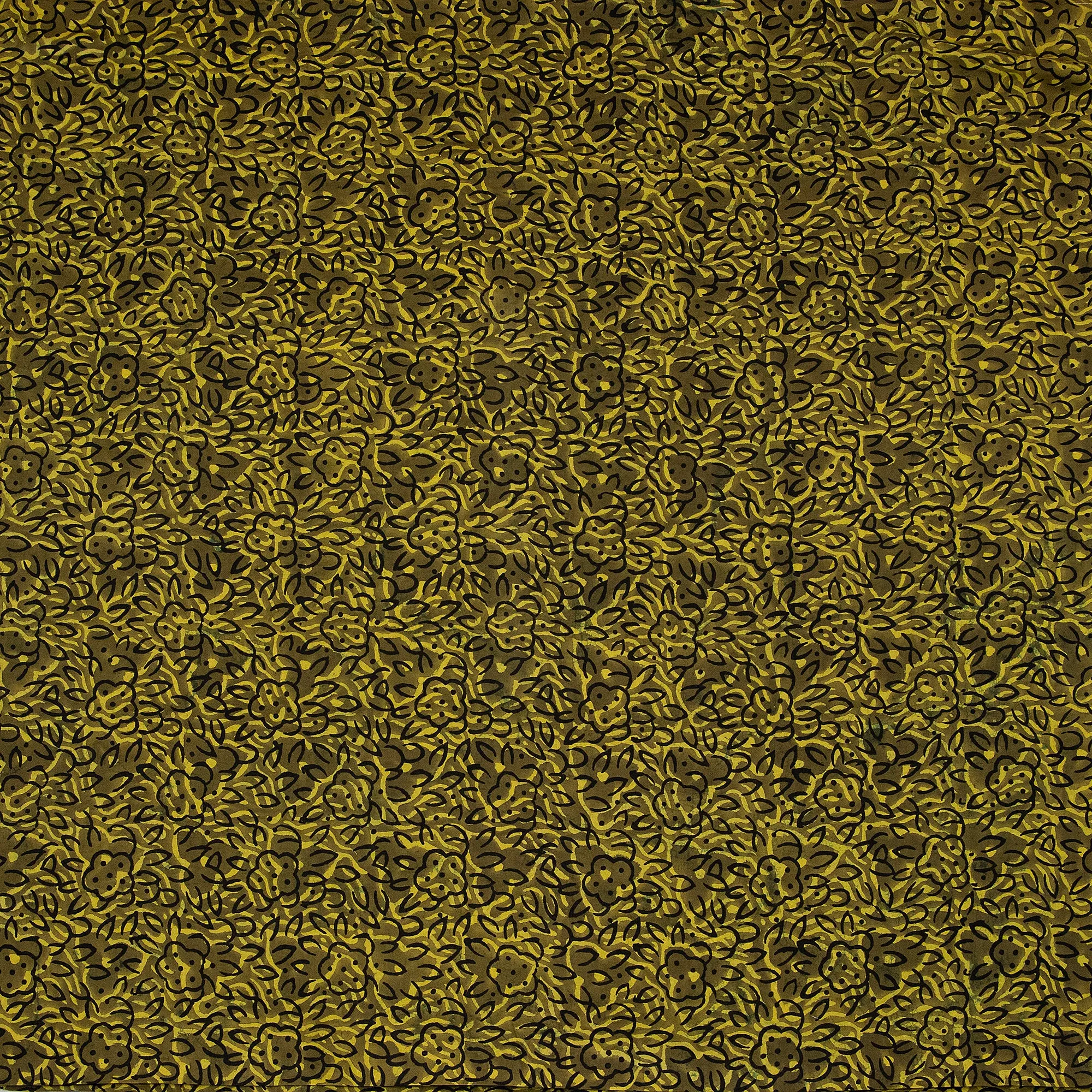 Handmade Natural Dyed Floral Dabu Print Fabric
