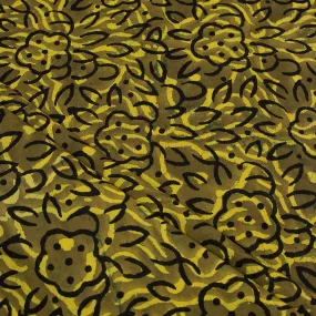 Handmade Natural Dyed Floral Dabu Print Fabric