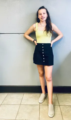 HYFVE- Ruffle Strap Bodysuit