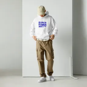 Insook Hwang's art_Super Power Art (Blue Text)_Unisex Hoodie
