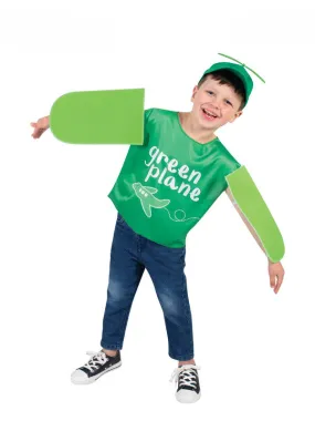 Kids Costume - Emma Memma Green Planes Costume