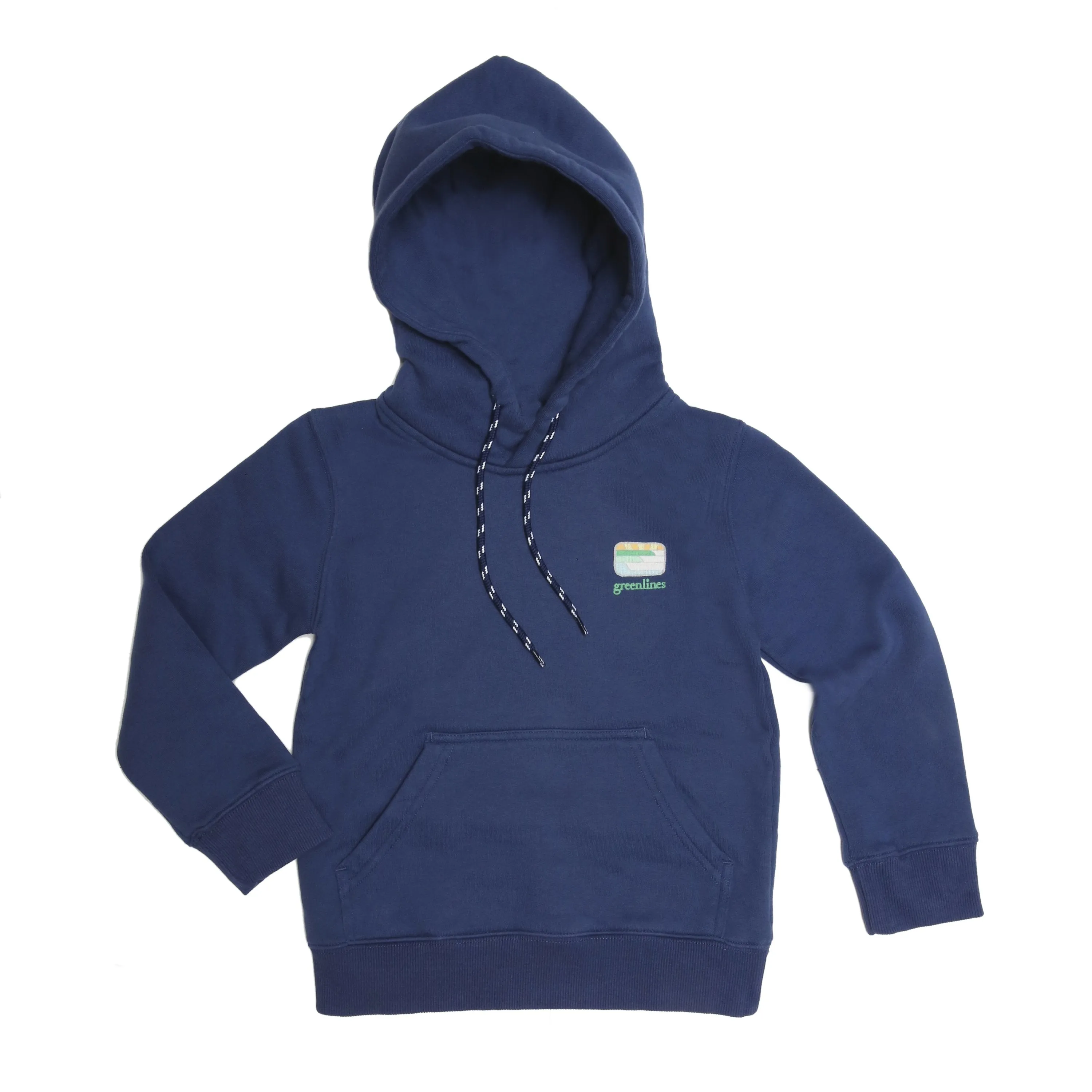 Kids Garment Dyed Greenlines Logo Sweatshirt