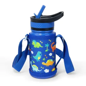 Kids Water Bottle with Carrying Pouch | 14oz